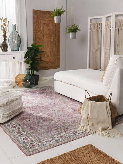 Westwing Alfombra De Pelo Corto Con Motivos Ornamentales Laury