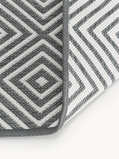 Westwing Alfombra Exterior Reversible En Rombos Reddy