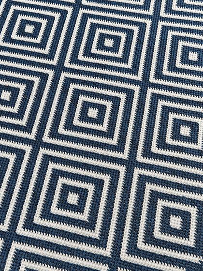 Westwing Alfombra Exterior Reversible En Rombos Reddy
