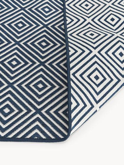 Westwing Alfombra Exterior Reversible En Rombos Reddy