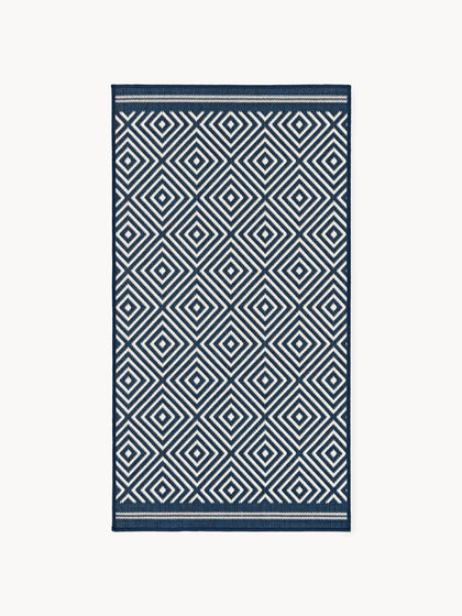 Westwing Alfombra exterior reversible en rombos Reddy