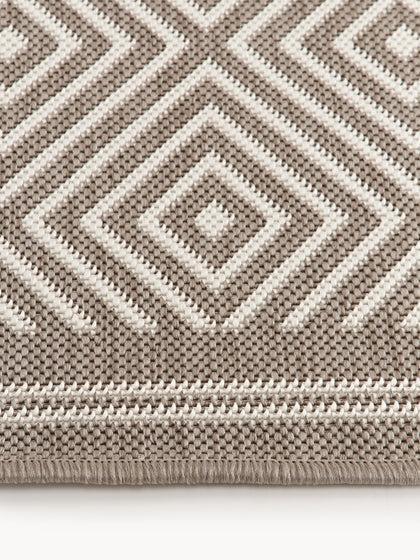 Westwing Alfombra Exterior Reversible En Rombos Reddy