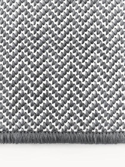 Westwing Alfombra Exterior Reversible En Zigzag Cort