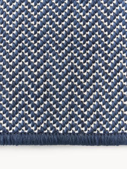 Westwing Alfombra Exterior Reversible En Zigzag Cort