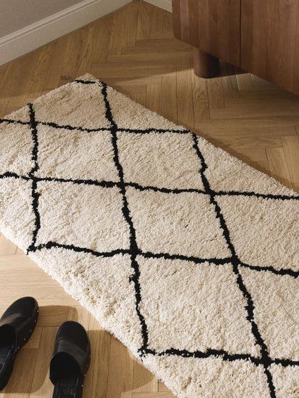 Westwing Alfombra Mullida Corredor Artesanal De Pelo Largo Naima