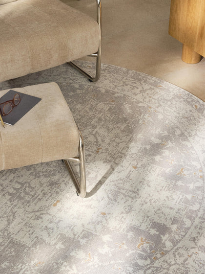 Westwing Alfombra Redonda Artesanal De Chenilla Neapel