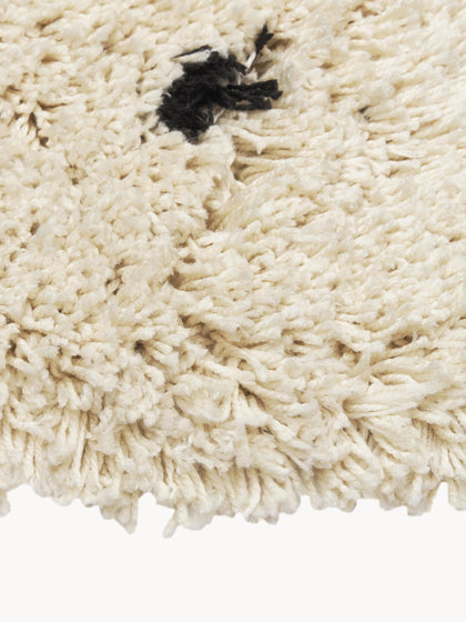 Westwing Alfombra Redonda Artesanal De Pelo Largo Ayana