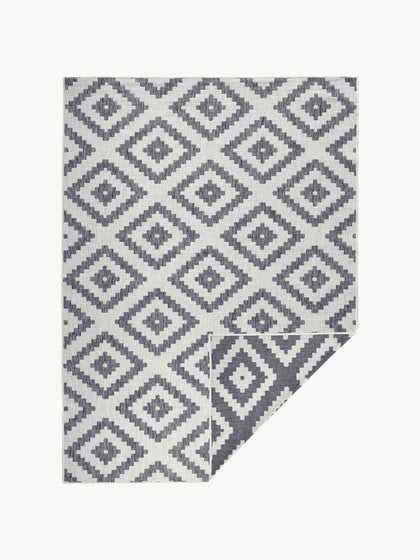 Westwing Alfombra Redonda Reversible De Interior/exterior Malta