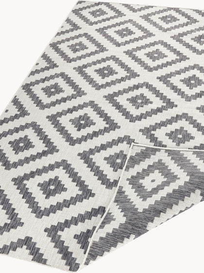 Westwing Alfombra Redonda Reversible De Interior/exterior Malta