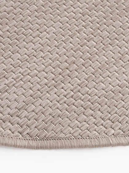 Westwing Alfombra Reversible Redonda Para Interior Y Exterior Whitby
