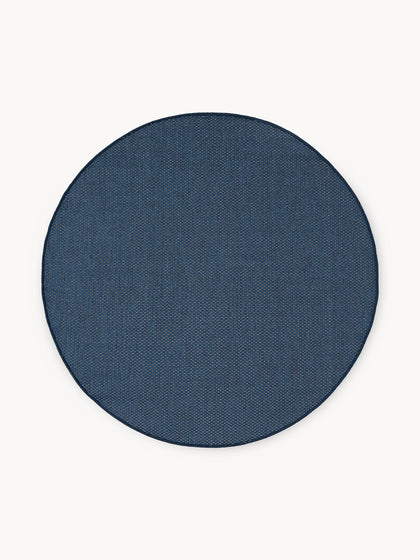 Westwing Alfombra reversible redonda para interior y exterior Whitby