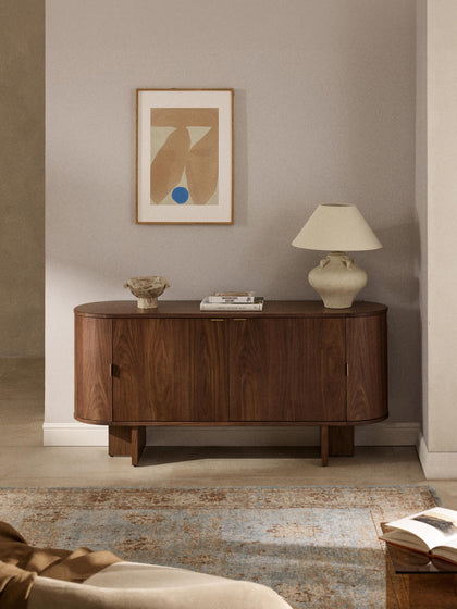 Westwing Aparador De Madera Con Esquinas Redondeadas Zumi