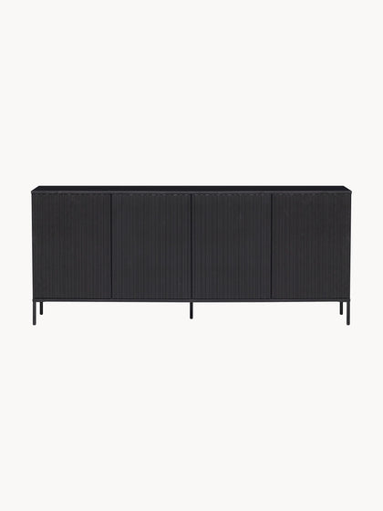 Westwing Aparador De Madera De Pino Con Frente Acanalado Avourio