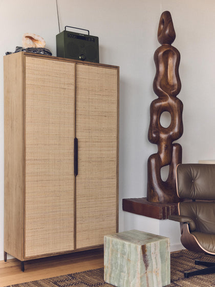 Westwing Armario Artesanal Con Puerta Giratoria Pioneer