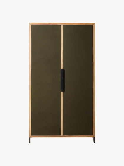 Westwing Armario artesanal con puerta giratoria Pioneer