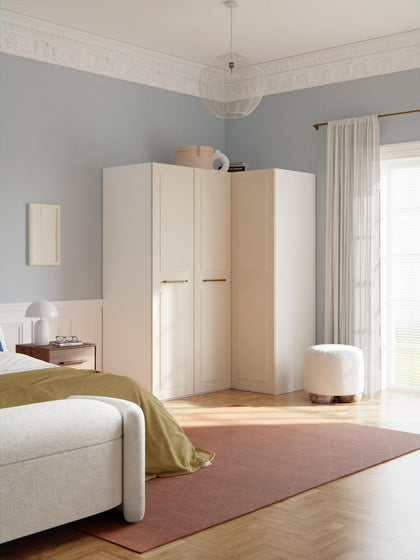 Westwing Armario Esquinero Modular Charlotte 3 Puertas (165 cm) Diferentes Variantes