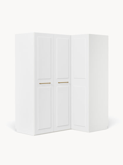 Westwing Armario esquinero modular Charlotte 3 puertas (165 cm) diferentes variantes