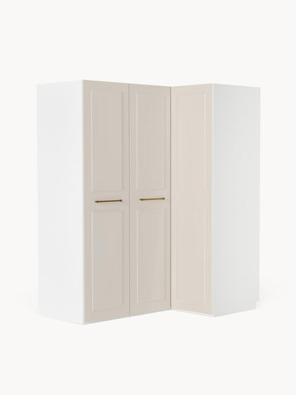 Westwing Armario esquinero modular Charlotte 3 puertas (165 cm) diferentes variantes