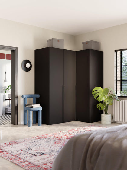 Westwing Armario Esquinero Modular Leon 3 Puertas (165 cm) Diferentes Variantes