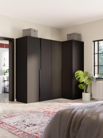 Westwing Armario Esquinero Modular Leon 4 Puertas (215 cm) Diferentes Variantes