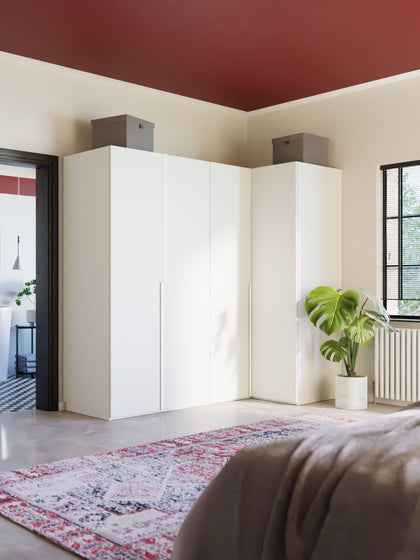 Westwing Armario Esquinero Modular Leon 4 Puertas (215 cm) Diferentes Variantes