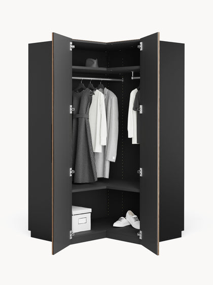 Westwing Armario Esquinero Modular Simone 2 Puertas (115 cm)