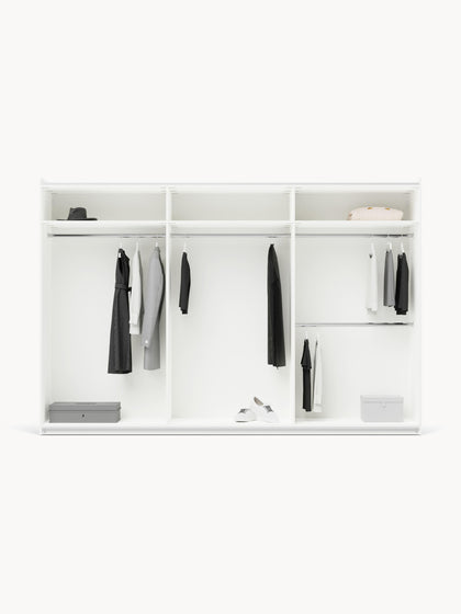 Westwing Armario Modular Charlotte 3 puertas Correderas (300 cm) Diferentes Variantes