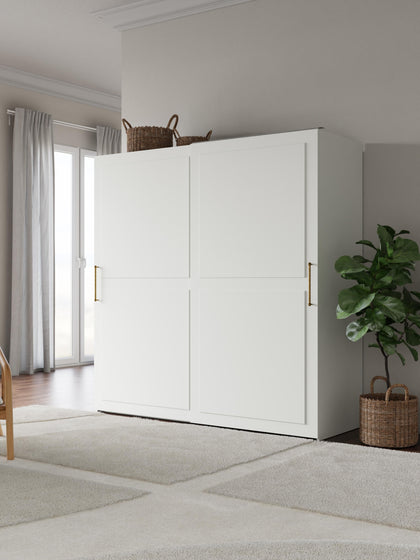 Westwing Armario Modular Con Puertas Correderas Charlotte 200 Cm Variantes Diferentes