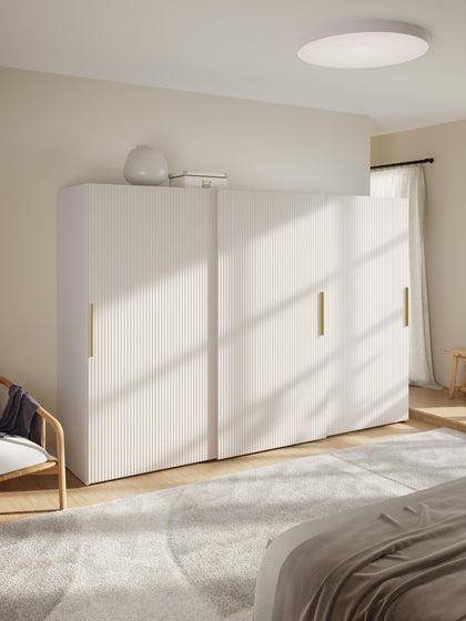 Westwing Armario Modular Simone 3 puertas Correderas (300 cm) Diferentes Variantes