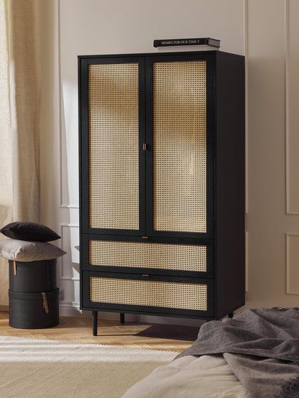 Westwing Armario Pequeño Con Tejido Vienés Aries 2 Puertas