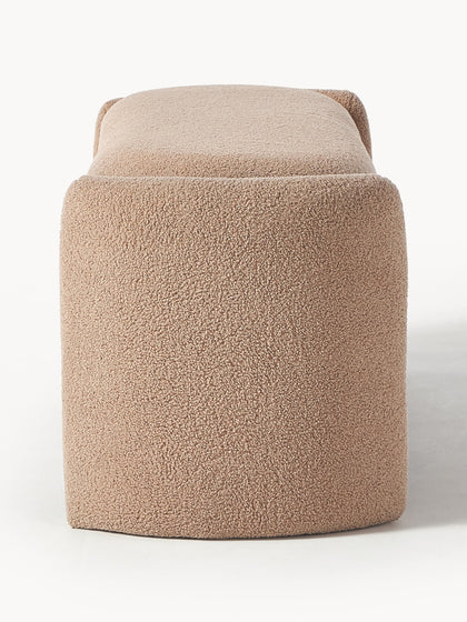 Westwing Banco De Borreguillo Con Espacio De Almacenamiento Benji