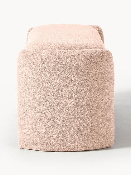 Westwing Banco De Borreguillo Con Espacio De Almacenamiento Benji