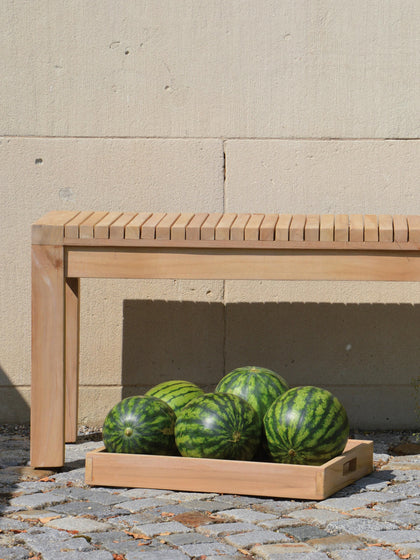 Westwing Banco De Jardín De Madera De Teca Samoa 102 Cm