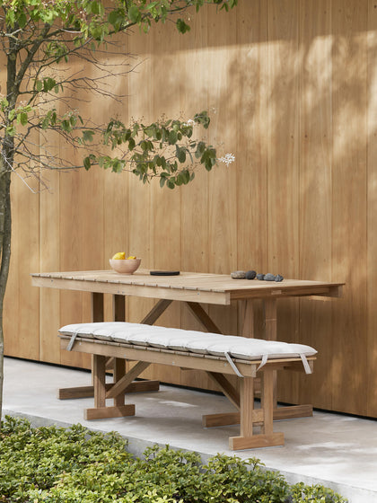 Westwing Banco De Jardín Plegable De Madera De Teca BM1871