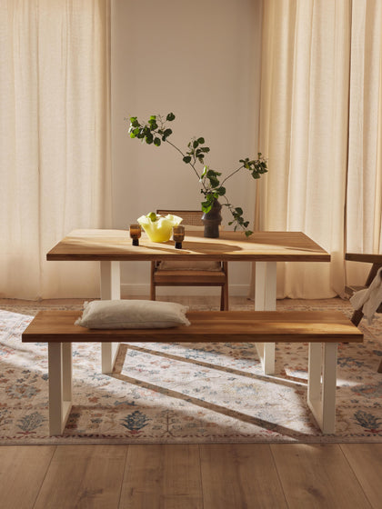 Westwing Banco De Madera De Roble Oliver Tamaños Diferentes