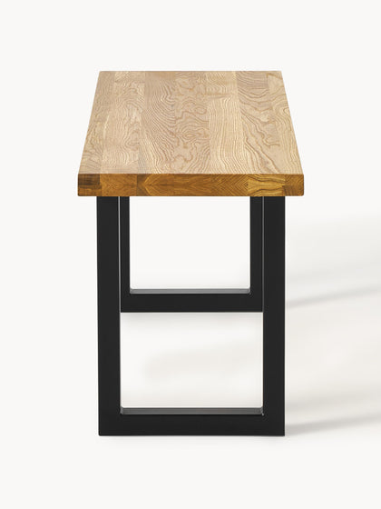 Westwing Banco De Madera De Roble Oliver Tamaños Diferentes