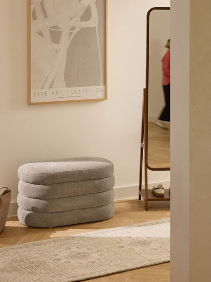 Westwing Banco Pequeño Tapizado Con Espacio De Almacenamiento Alto