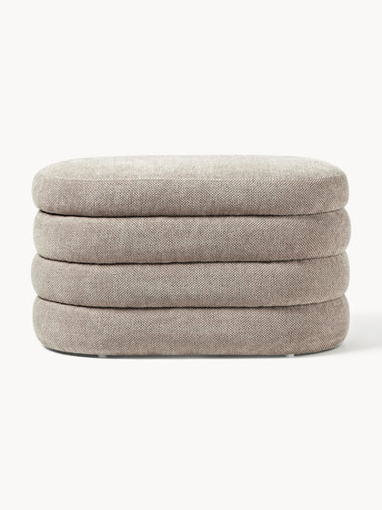 Westwing Banco Pequeño Tapizado Con Espacio De Almacenamiento Alto