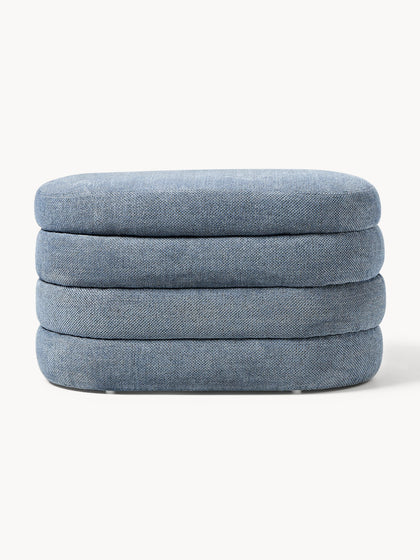 Westwing Banco Pequeño Tapizado Con Espacio De Almacenamiento Alto