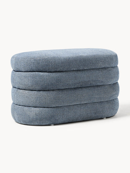 Westwing Banco pequeño tapizado con espacio de almacenamiento Alto