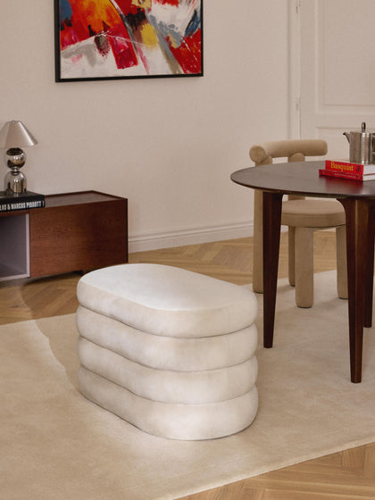 Westwing Banco Pequeño Tapizado En Terciopelo Con Espacio De Almacenamiento Alto