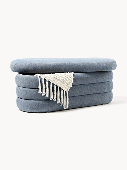 Westwing Banco Tapizado Con Espacio De Almacenamiento Alto