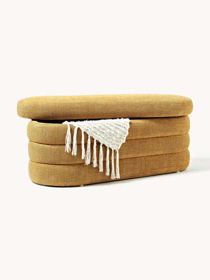 Westwing Banco Tapizado Con Espacio De Almacenamiento Alto