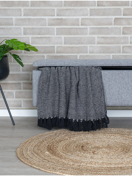 Westwing Banco Tapizado Con Espacio De Almacenamiento Woldorf