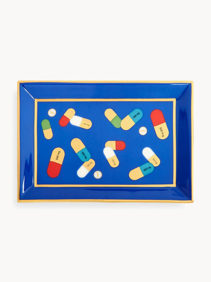 Westwing Bandeja Decorativa Con Detalle De Oro Full Dose