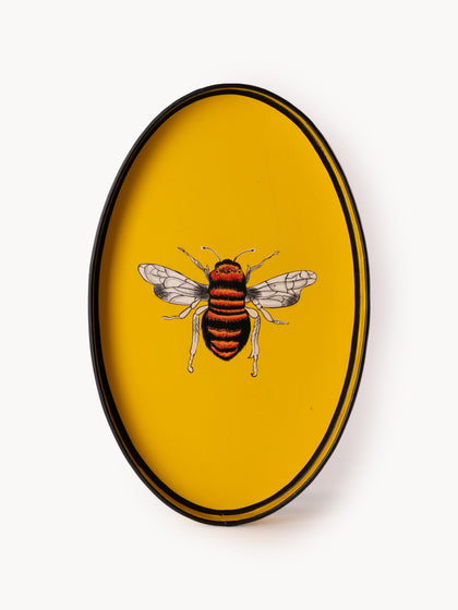 Westwing Bandeja decorativa pintada a mano con motivo de abeja Fauna