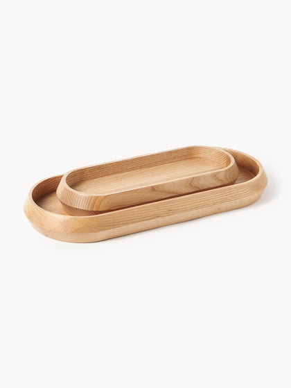 Westwing Bandejas Decorativas De Madera De Fresno Copenhagen 2 Uds