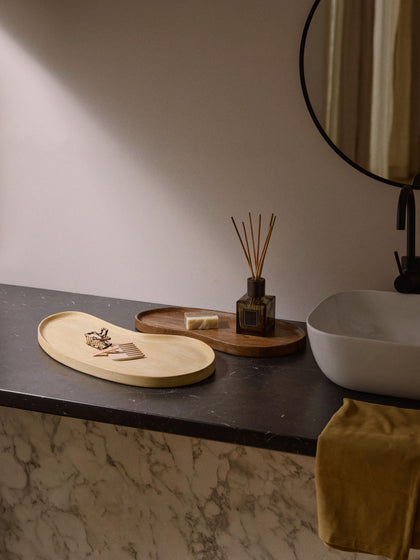 Westwing Bandejas Decorativas De Madera De Mango Oda 2 Uds