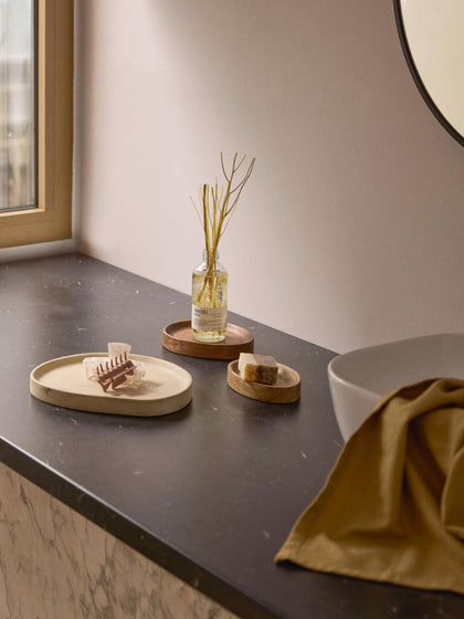Westwing Bandejas Decorativas De Madera De Mango Oda 3 Uds
