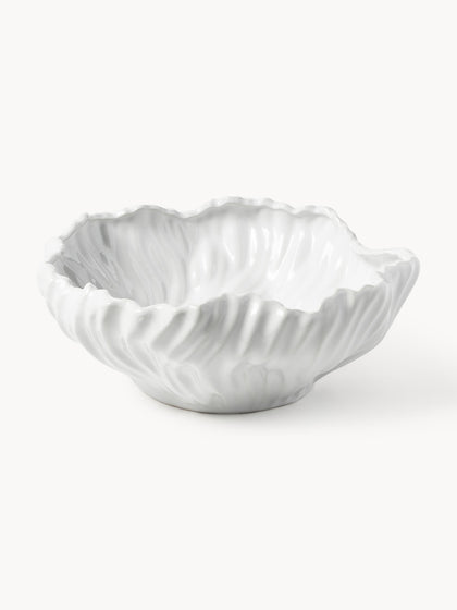 Westwing Bol decorativo con borde acanalado XL Milazzo